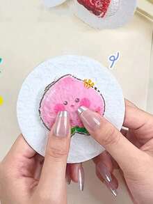 10Pcs 3D Round Heart Flower Foam Expanding Art Paper – Fun DIY Craft Paper For Creative Activities, Ideal Christmas Gift For School Office Home Family Interaction & Decor - Multicolor - View 5