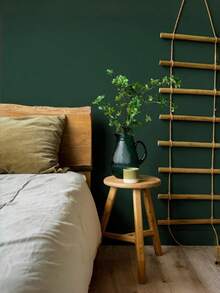 1 Roll Dark Green Self-Adhesive Wallpaper, Waterproof Vinyl Peel & Stick, Matte Thick Durable Removable, For Living Room, Cabinet, Kitchen, Bedroom, Furniture, DIY Home Decor, Easy Install, Instant Room Refresh - Dark Green - View 8