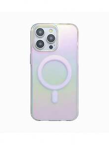 Magnetic Gradient Clear Phone Case Compatible With Iphone 17 Air 16 15 14 Plus 13 12 11 Pro Max, Hard Acrylic Scratch-Resistant Transparent Cover With MagSafe, Summer Aesthetic Shockproof Shell - Color - View 5