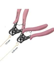 Round Nose Plier-Available In Various Sizes Including 1.5mm, 2.25mm, And Round Nose Pliers. The Round Nose Design And Ergonomic Handle Provide A Comfortable Grip, Making It Convenient. Compatible For Use With 18-26 Gauge Craft Wire. - pink - View 1