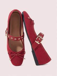 Striped burgundy