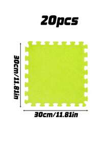 2/6/10/20/50pcs Spliced Floor Mats, Modern Minimalist Interlocking Foam Mats, Non-Slip And Easy-To-Clean Interlocking Carpets, Stain-Resistant Spliced Floor Mats, Suitable For Home Floor Decoration In Living Rooms - multicolor - View 10