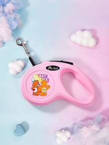 Care Bears X PETSIN 1件裝 3米伸縮式寵物狗牽繩 耐磨防斷 舒適握感 防滑輕便 便攜式 適合室內外散步旅行 全季節適用 小型犬中型犬 日常遛狗裝備 熱門寵物配件 - 彩色 - 查看 8
