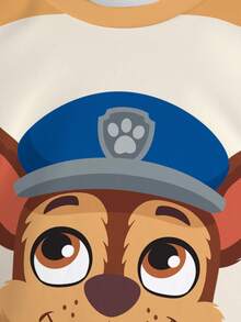 SHEIN | PAW Patrol 小男孩卡通印花圓領短袖休閒T恤 - 白色 - 查看 4