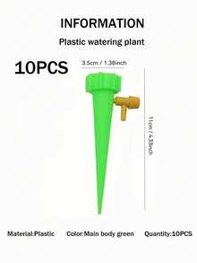1/6/10pcs Auto Watering Device With Adjustable Slow-Release Control Valve Switch, Suitable For Home & Boat Gardening, Plant Sprayer, Gardening Supplies (Accessory Colors Random) - Multicolor - View 19
