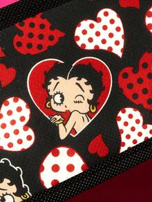 Betty Boop x SHEIN Betty Doll Printed Fabric Drawer Storage Set, Multi Size Closet Storage Box With Divider, Foldable Underwear And Sock Storage, Suitable For Wardrobes And Dresses, Cute Pattern Design - Multicolor - View 4