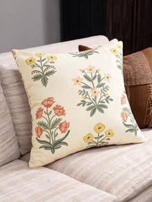 1pc Decorative Pillow Cover, Hidden Zipper Design, Suitable For Living Room, Dining Room And Bedroom Decor, Soft And Comfortable, Minimalist Style - Multicolor - View 6