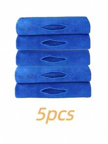 5Pcs Reusable Washable Microfiber Cleaning Cloths, Lint-Free Streak-Free Absorbent Towels For Floor, Kitchen, Car Window Cleaning - Multicolor - View 5