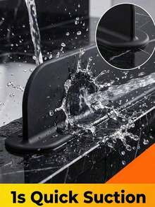Silicone Sink Splash Guard Kitchen Sink Basin Splash Blocker Countertop Water Barrier Water Blocker For Lab Sink Vegetable Basin Dishwasher Restaurant Bathroom Rv Waterproof Cover Kitchen Utensils Essentials Home Essentials - one-size - View 11
