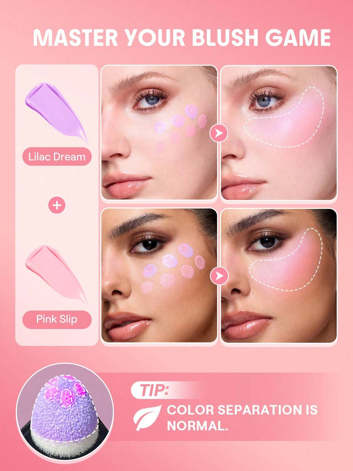Color Bloom Liquid Blush-Pink Slip
