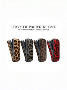 1PC Lighter Case Pouch Holder Cover Protective Sleeve With Padding Sticker Decorative Set Leather Texture Shockproof Scratch Resistant Portable Travel Gift For Smoker Friends Birthday Christmas Father Day Outdoor Camping Party - Multicolor - View 4
