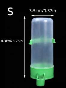 1PC Automatic Bird Water Dispenser Drink Feeder Bottle Hanging Cage Accessory Transparent Plastic Drip Proof Leak Proof Convenient Clean Daily Use Indoor Outdoor Home Aviary - Multicolor - View 3