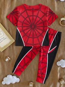Conjunto de ropa de casa para bebé niño, corte slim, adecuado para el verano - Multicolor - Ver 2