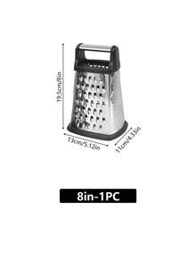 Multi-Functional Four-Sided Grater, Stainless Steel Arc-Shaped Four-Sided Grater, Slicing And Shavings, Suitable For Grilling Ginger, Garlic, Cucumber, Carrot, Cheese, Potato And Other Fruits And Vegetables, Multi-Functional Kitchen Small Tool - Multicolor - View 11