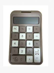 1pc Stylish Goddess-Inspired Dopamine Calculator, 8-Digit Soft Buttons, Suitable For Portable Financial/Accounting Use,School Supplies,Back To School - Single Piece - View 10