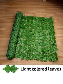 1pc 300x50cm Artificial Fence Balcony Shade Privacy Screen Fake Lawn Roller Shutter Sunshade Net Leaf Wall Covering UV Resistant Weatherproof Durable Windproof Easy Install For Garden Patio Yard Backyard Deck Home Decor Gift - Multicolor - View 5