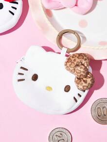 HELLO KITTY AND FRIENDS | SHEIN 1個可愛卡通零錢包，立體造型，可收納硬幣、卡片、鑰匙等小物，可掛在包包上 - 白色 - 查看 4