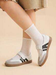 CUCCOO EASI Women's Casual Versatile Simple Commuter Shoes For Christmas - White grey 1 - View 6