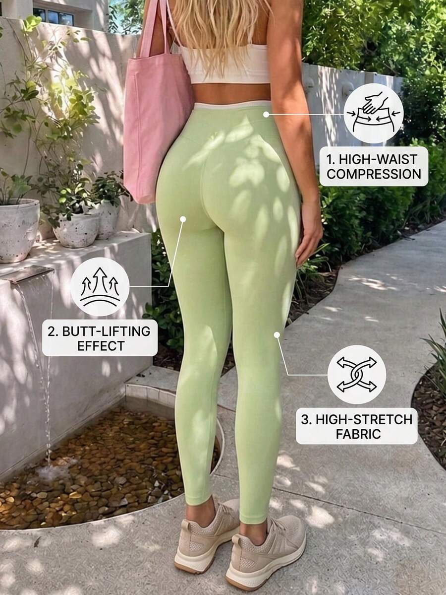 Fluxe 女士撞色休闲健身瑜伽紧身裤