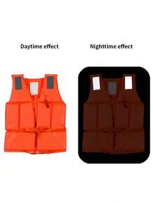 1PC Professional Thickened Detachable High Buoyancy Life Jacket Adult Youth Swimming Fishing Boating Flood Protection Portable Beach Water Sport Safety Vest Essential Accessory - Multicolor - View 5