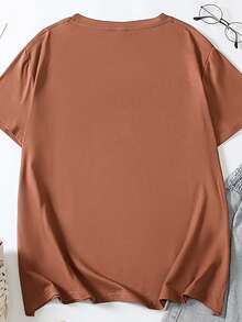 EMERY ROSE 4 piezas Camisetas de talla grande - Multicolor - Ver 4