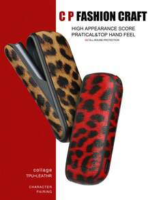 1PC Lighter Case Pouch Holder Cover Protective Sleeve With Padding Sticker Decorative Set Leather Texture Shockproof Scratch Resistant Portable Travel Gift For Smoker Friends Birthday Christmas Father Day Outdoor Camping Party - Multicolor - View 2