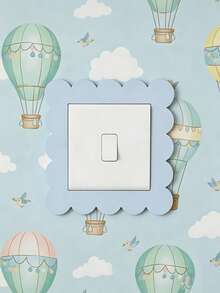2pcs Pink Purple Wooden Switch Decorative Frames Dust-Proof Switch Protective Cover Easy Installation Wall Decor For Living Room Bedroom Kitchen Ideal For Birthday Wedding Housewarming Gift - protective cover - View 4