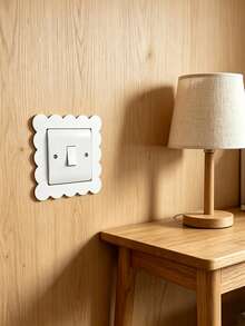 2pcs Pink Purple Wooden Switch Decorative Frames Dust-Proof Switch Protective Cover Easy Installation Wall Decor For Living Room Bedroom Kitchen Ideal For Birthday Wedding Housewarming Gift - protective cover - View 6