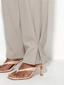 Normani Women's Casual Versatile Commuter Long Pants - Beige - View 9