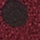 Suede burgundy polka dot