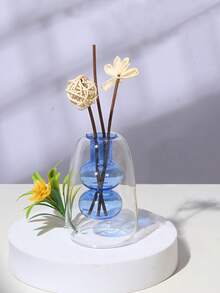 1Pc Aromatherapy Diffuser Bottle Transaprent Glass Essential Oil Bottles Home Storage Containers Bottle - Multicolor - View 13