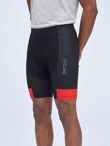 Nelvento Soul Men Compression Cycling Shorts, Sweat-Wicking Elastic Biker Shorts With Webbing Loops Side Slits Seamless Slim Fit Riding Shorts, Gym Sports Black - Black - View 7