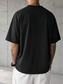 Gym Rark Men's Colorblock Crew Neck Short Sleeve Casual Fitness Sports T-Shirt, Gym - Multicolor - View 2