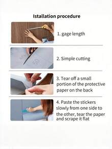 1 Roll Matte Coffee Vinyl Self-Adhesive Wallpaper, Peel & Stick Removable, Thick Waterproof Durable, Perfect For Walls, Furniture, Cabinets, Countertops, DIY Home Decor Renovation, Living Room, Bedroom, Kitchen Upgrade - Apricot - View 11
