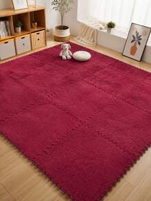 2/6/10/20/50pcs Spliced Floor Mats, Modern Minimalist Interlocking Foam Mats, Non-Slip And Easy-To-Clean Interlocking Carpets, Stain-Resistant Spliced Floor Mats, Suitable For Home Floor Decoration In Living Rooms - multicolor - View 2