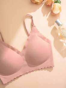 Snug Zone 6件套无缝冰丝吊带内衣套装，带波浪下摆 - 彩色 - 查看 5