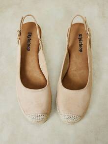 Styleloop Zapatos de cuña & plataforma para mujer - Albaricoque - Ver 3
