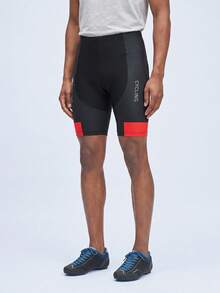 Nelvento Soul Men Compression Cycling Shorts, Sweat-Wicking Elastic Biker Shorts With Webbing Loops Side Slits Seamless Slim Fit Riding Shorts, Gym Sports Black - Black - View 6