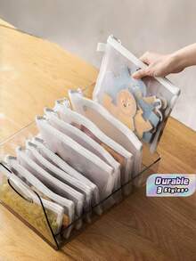 Set Of 12 High-Capacity Mesh Zipper Bags In Three Sizes-Suitable For Office Documents, Transparent Storage, Pencil Cases, Puzzle Storage, And Portable Travel Organization; Also Makes A Great Graduation Gift. - Sets - View 1