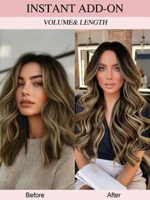 Clip In Hair Extensions Real Human Hair, Remy Human Hair Extensions Clip Ins For Women, Natural Human Hair, 70-120g 7Pcs - S1B/6/1B - View 8