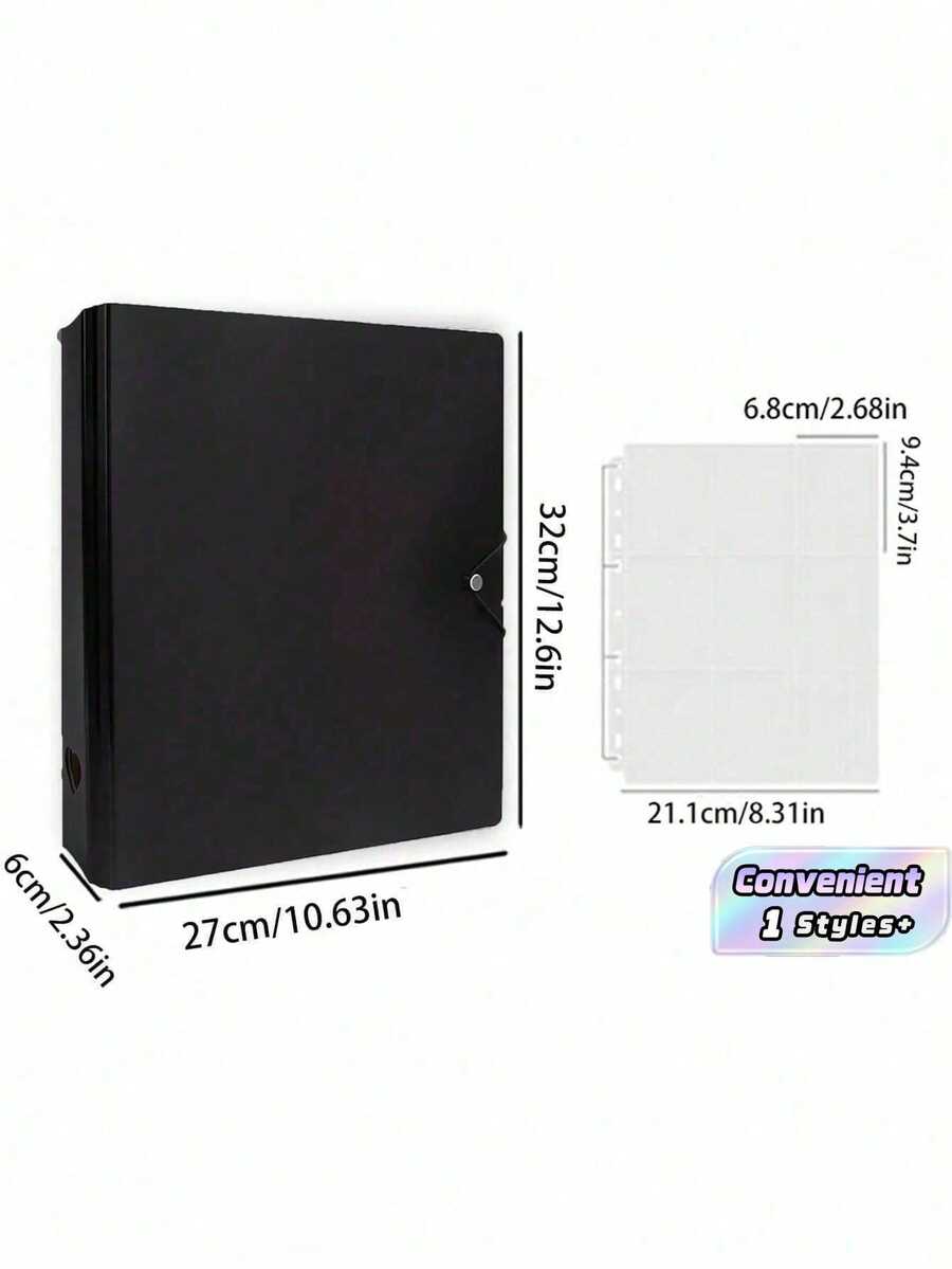 One 3-Inch 9-Grid Card Album (Includes 25 Inner Pages) - 1 - View 1