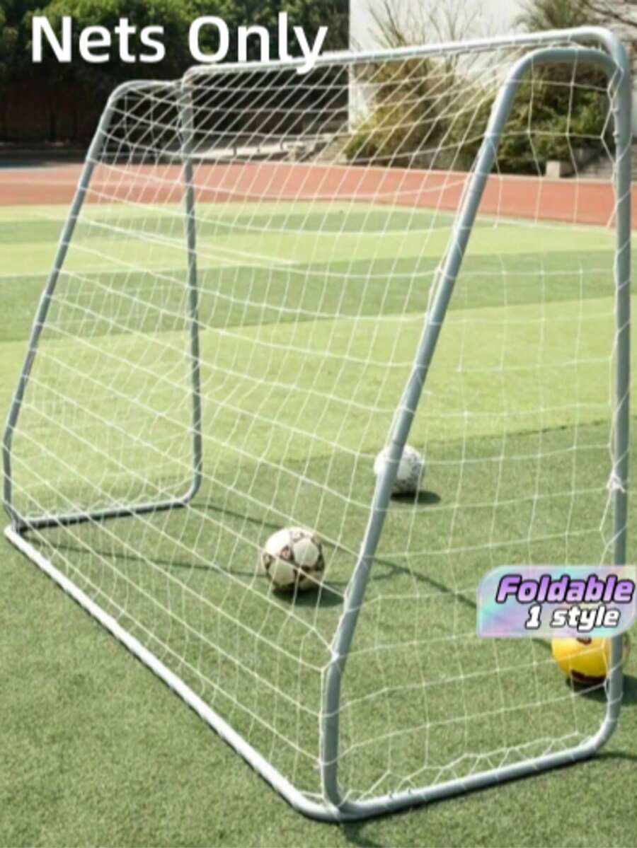 1 buah Jaring Latihan Sepak Bola Lipat Portabel. Pemasangan Cepat, Tidak Perlu Perakitan. Jaring Gawang Portabel yang Tahan Lama Ini Sangat Cocok untuk Latihan di Luar Ruangan, Latihan Tim, dan Penggunaan Orang Dewasa. Produk Hanya Jaringnya Saja, Tidak Termasuk Rangkanya. - MultiWarna - View 1