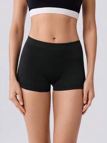 Loungeista 5pcs Solid Elastic Waist Boyshorts - Multicolor - View 5