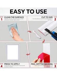 Versatile European French Self Adhesive Wall Decorative Trim Molding TPE Flexible Waterproof Moistureproof Scratchproof Easy Clean No Trace Removable Bendable Edge For TV Background - one size fits all - View 7