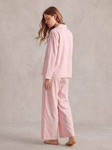 EverLounge Women's Long Sleeve Long Pants 2 Pieces Pajama Set - Multicolor - View 2