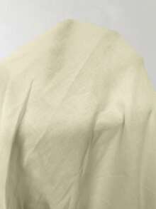 Solavon Women's Spring/Summer Casual Versatile 100% Cotton Yellow Long-Sleeve Shirt With Wrap-Style Panel And Lace Trim - Light Yellow - View 7
