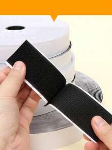 Double Sided Self Adhesive Tape Strong Hold Grip Strips, Washable Nylon Hook & Loop Tape Rolls, No Residue Removable Adhesive For Rug Carpet Curtain Screen Car Mat, Multi Surface Cuttable Strips - multicolor - View 2