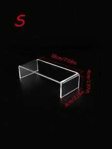 3/4/5-Piece Acrylic Display Stand Set, Clear Organizer For Collectibles, Desserts, Figurines, Cupcake & Candy Sticks, Rectangular Layered Desktop Shelf For Home, Kitchen, Office, Dorm Storage & Decoration - transparent color - View 17