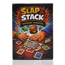 Slap Or Stack Full English Card Game, Slapburger Quick Recognition Reaction Speed Interactive Intelligence Game Cards - Multicolor - View 1