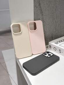 For IPhone Matte TPU Soft Case Shockproof Anti Drop Bumper Silicone Cover Air Cushion Corners Precise Cutouts Slim Fit Solid Color Anti Yellow Scratch Proof Dust Proof Anti Fingerprint - Multicolor - View 7
